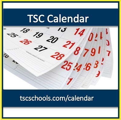 Tsc Calendar